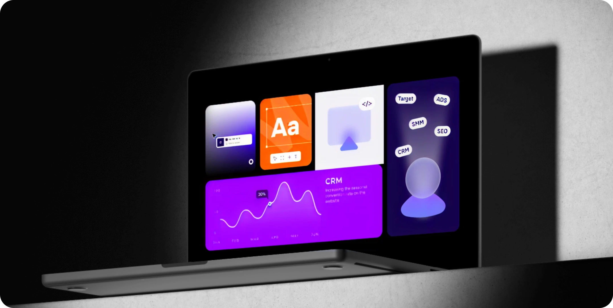 We design interfaces, visuals, and flows that help products convert, retain, and scale